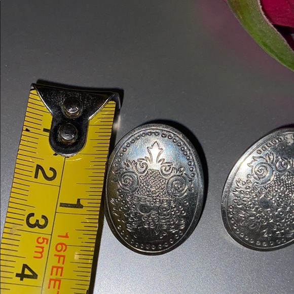 Vintage Kirk Stieff Pewter Earrings - Picture 6 of 6